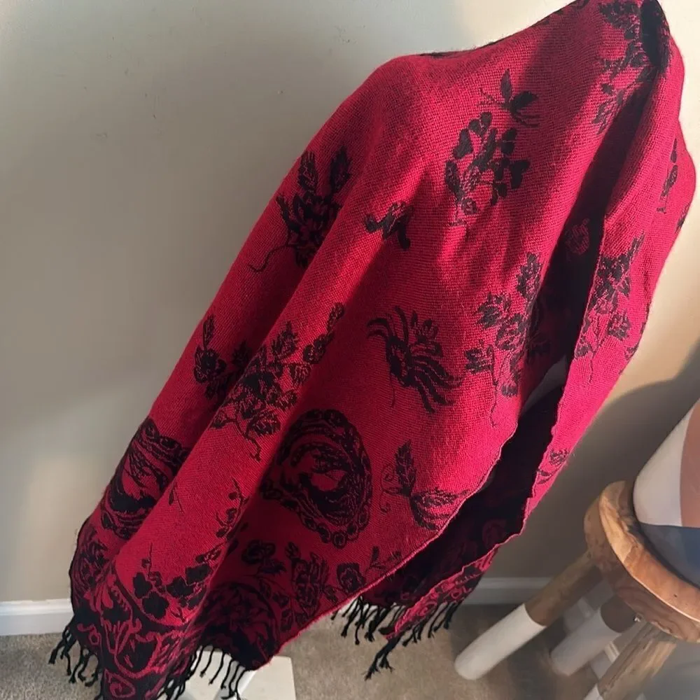 Pashmina Floral Wrap/Scarf